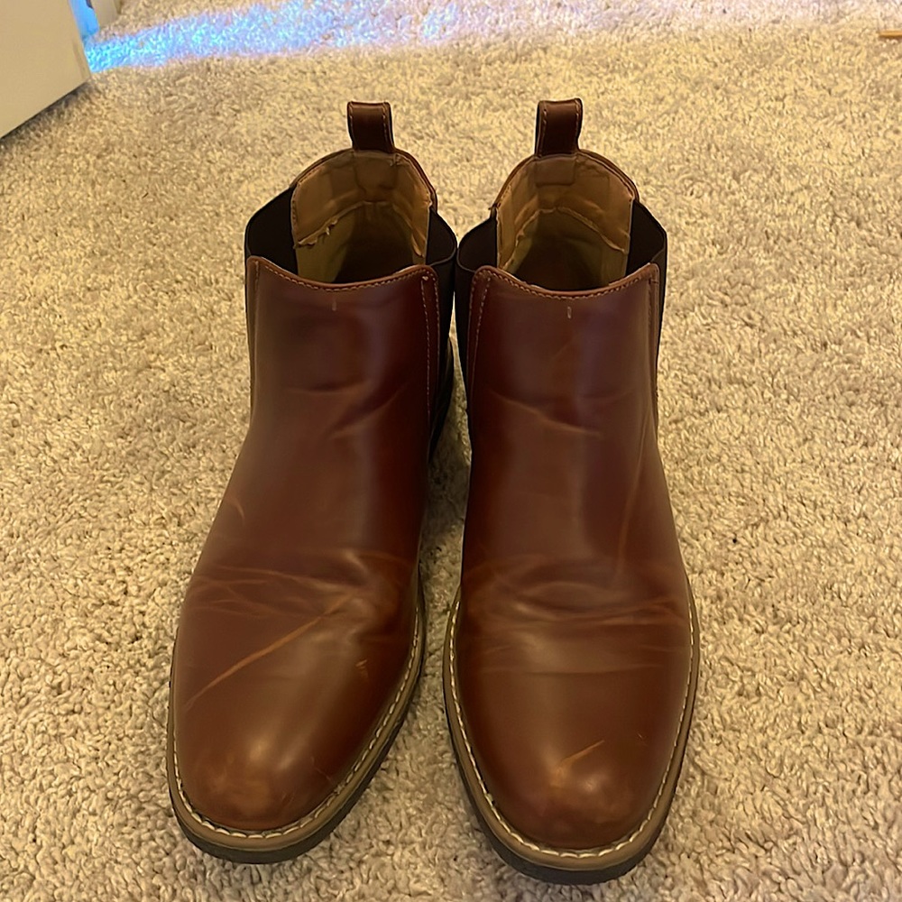 Lightly worn tall dress shoes
